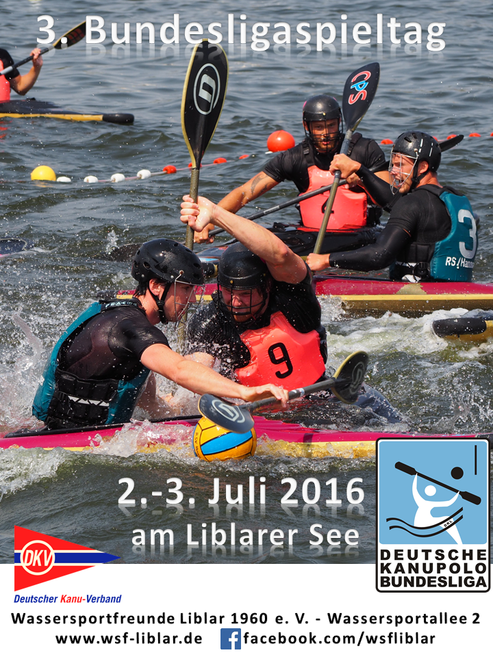 Kanupolo Saison 2016 am Liblarer See
