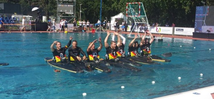 Deutschland dominiert im Kanupolo